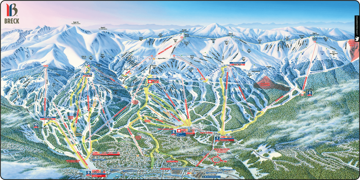 Breckenridge Trail Map Mat