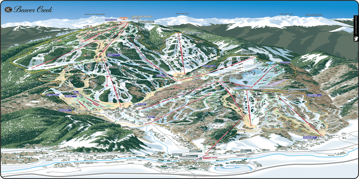 Beaver Creek Trail Map Mat