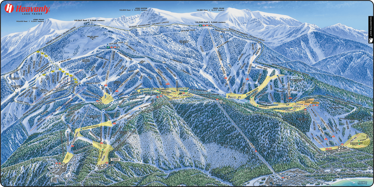 Heavenly Trail Map Mat